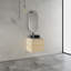 Meuble-lavabo mural avec lavabo d'art en céramique
