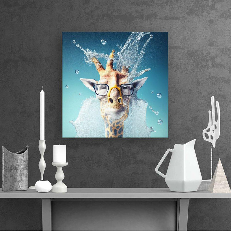 Giraffe - Wrapped Canvas Print
