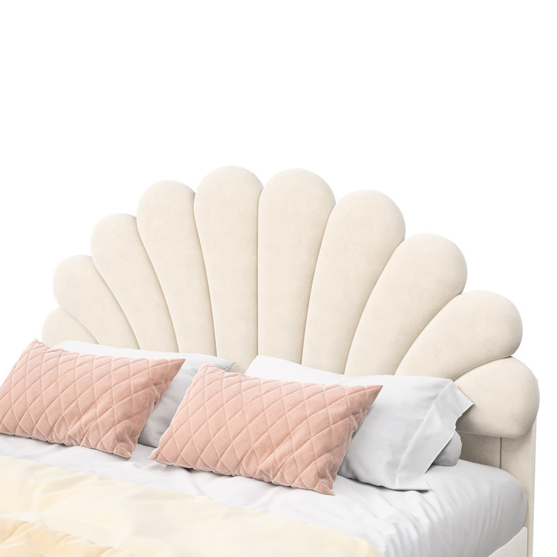 Bed, Beige