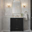 Meuble-lavabo simple moderne de 30 pouces avec lavabo en céramique intégré avec 2 portes et tiroirs à fermeture en douceur et tablette réglable-278162351-278162339
