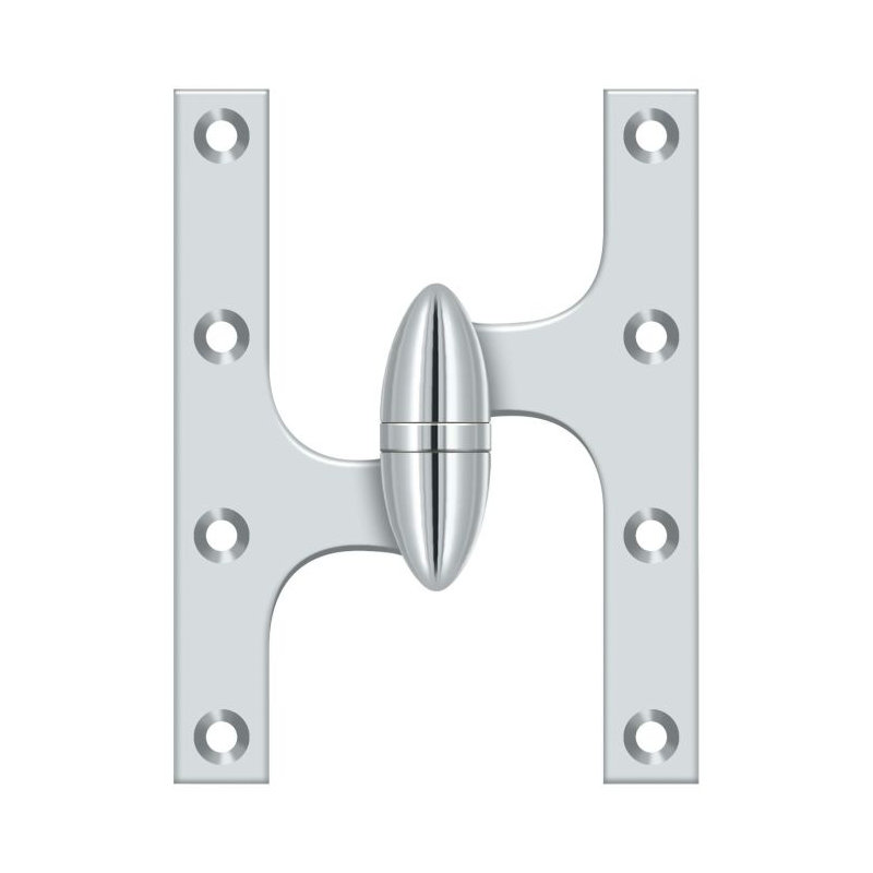 Hinge, Polished Chrome, Left Hand