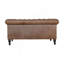 Bois chesterfield, brun foncé