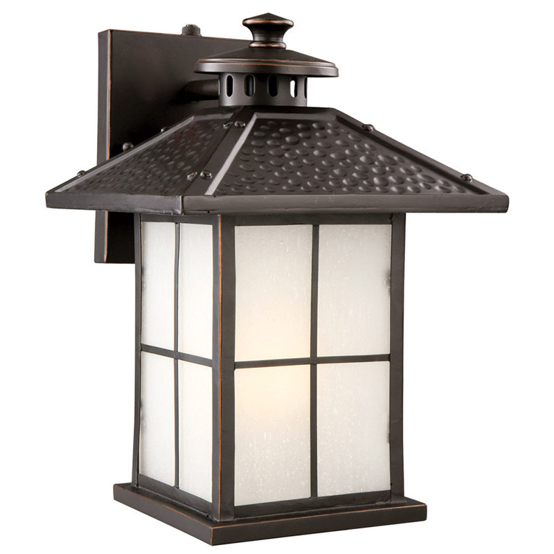 Gladstone 1-Light Outdoor Wall Lantern, LED