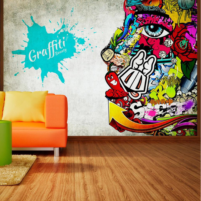 Wall Mural, 5.67' L x 8.17' W