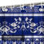 Rideau de douche bleu imperméable, rideaux de douche pour la salle de bain avec 12 crochets-129952124