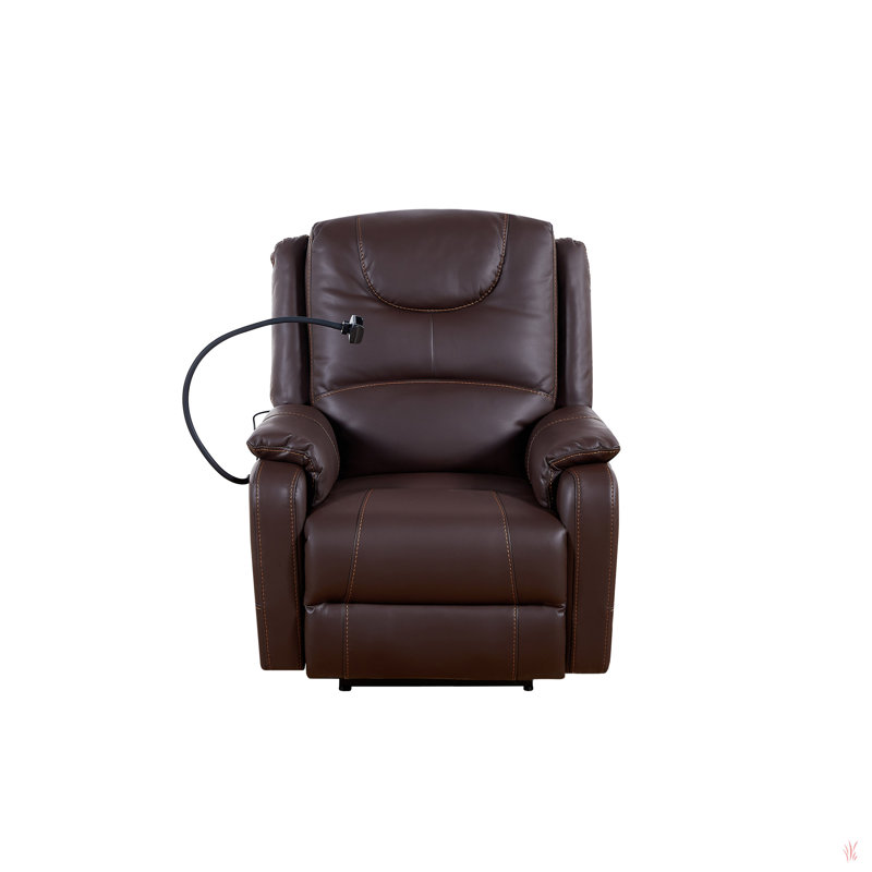 Liyasi Zero Gravity Power Recliner With Comfortable Lying Degree, Massage, Heating And Phone Holder, Side Pockets, Usb Charge Ports, Enjoy Extreme Relaxation