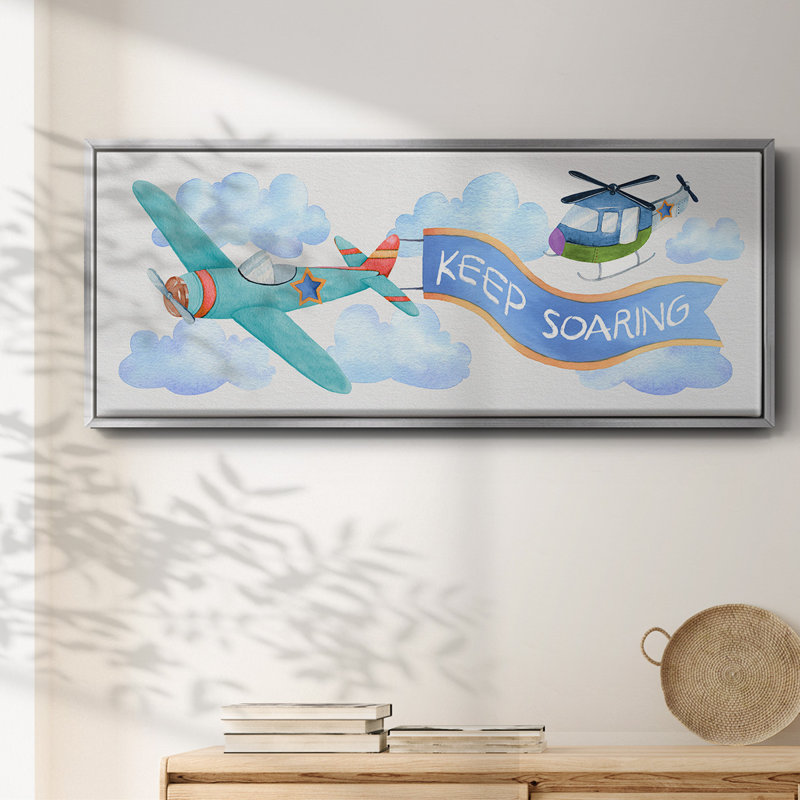 Savon avion - toile encadrée, H 12 po x l 30 po