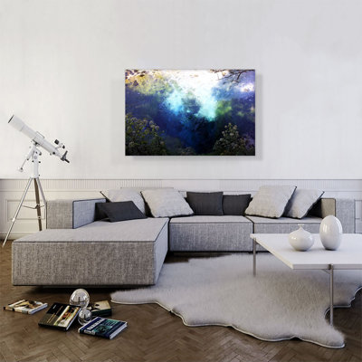 «Blue Eye in Albania», reproduction d'art sur toile tendue