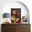 «King David with Harp Artwork», photos du Portrait royal de l'Ancien Testament, impression sur toile encadrée-123628181-123628186