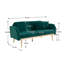 Causeuse convertible en velours à accoudoirs encastrés 66,14 po Kruize-1729138730