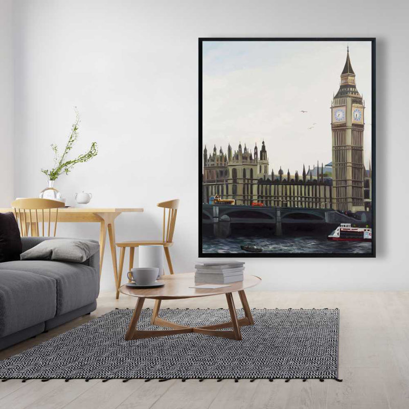 Horloge Big Ben, toile Elizabeth Tower | Décoration intérieure contemporaine