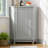 Moder Wood Bathroom Triangle Corner Storage Cabinet With Adjustable Shelf
