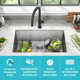 KRAUS Standart PRO™ Undermount 16 Gauge Stainless Steel Kitchen Sink