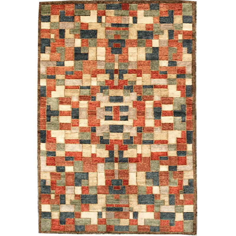 Wool Geometric Area Rug
