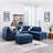 Malone G632B-SC Sectional (Without Ottoman)-707562615