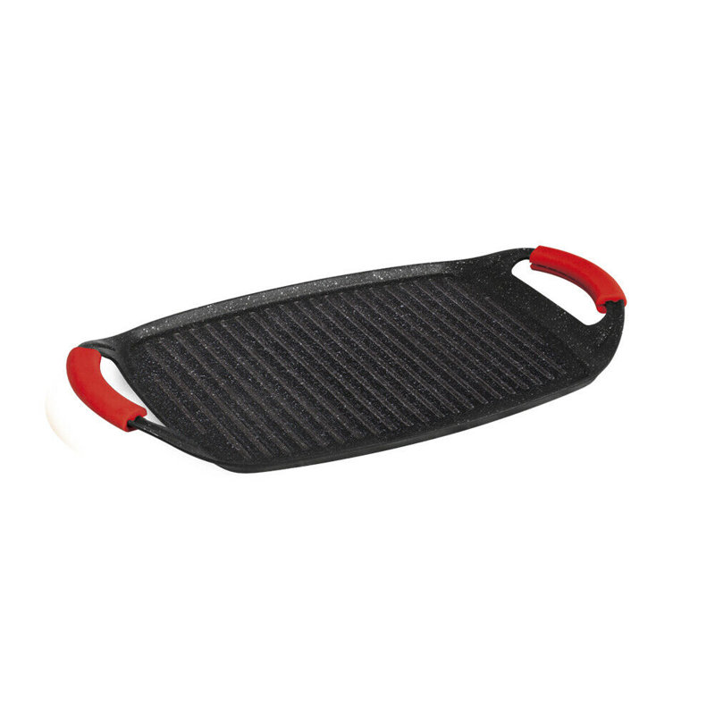 47cm Non-Stick Aluminium Grill Pan / Griddle Set