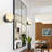 Round Wall Sconce With Natural Marble Shade-487857674