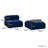 Cylar 2-Piece Upholstered Modern Velvet Armless Modular Sofa With Ottoman-2003772294