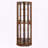 6-Shelf Corner Curio Display Cabinet with Lights and Mirrors-501168140