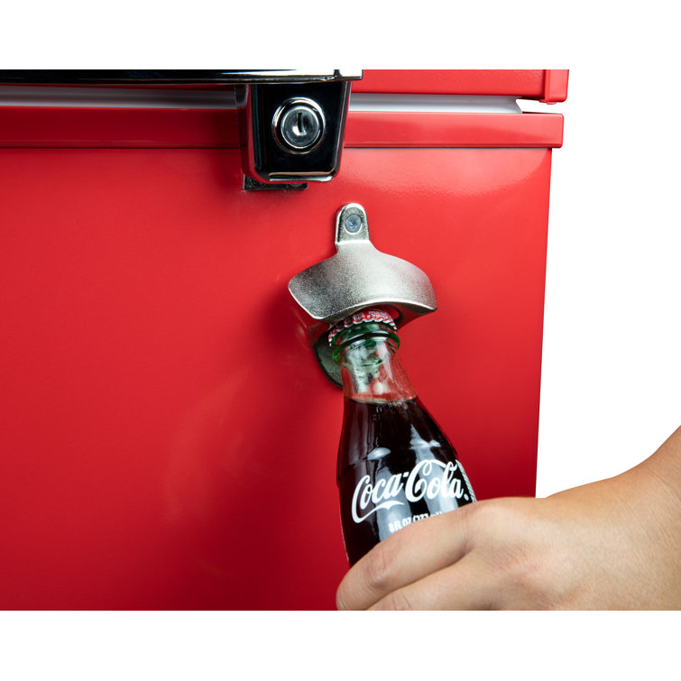 Coca-Cola Ckrfcf35cr 3.5 cu.ft. Refrigerator & Chest Freezer, Red