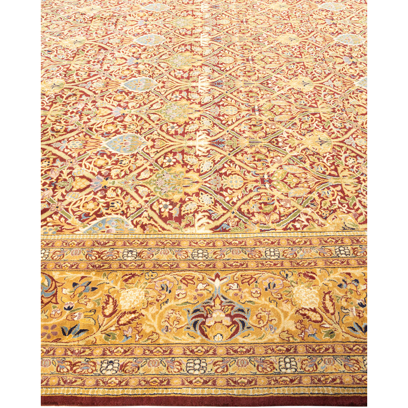 Classic One-of-a-Kind 9'10" X 11'3" Hand Knotted Area Rug