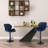 Dequavious Swivel Upholstered Adjustable Height Counter Stool with Metal Frame-1219809669