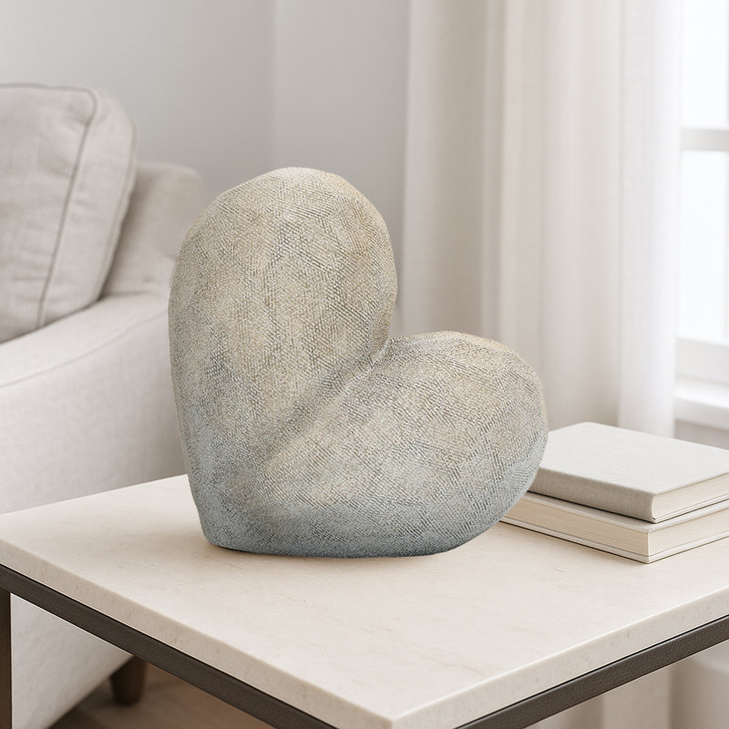 Sculpture Millsap, H 11 po x l 5 po x P 11 po, Champagne