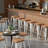 Upholstered Seat Stools with Metal Frame-10508795-10508743-5260182
