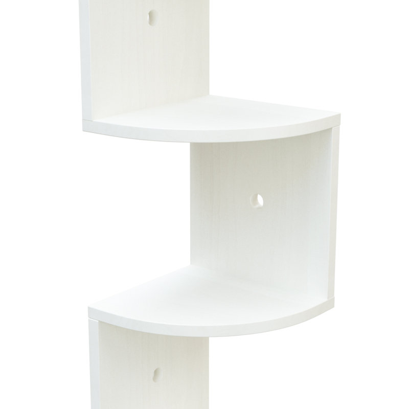 Audrienna 122cm H x 19.5cm W Corner Bookcase