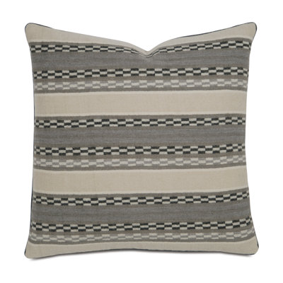 Telluride Nailhead Wool Blend Reversible Throw Pillow