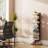 8-Tier Vertical Bookshelf, Narrow Bookcase for Small Spaces-1654360398