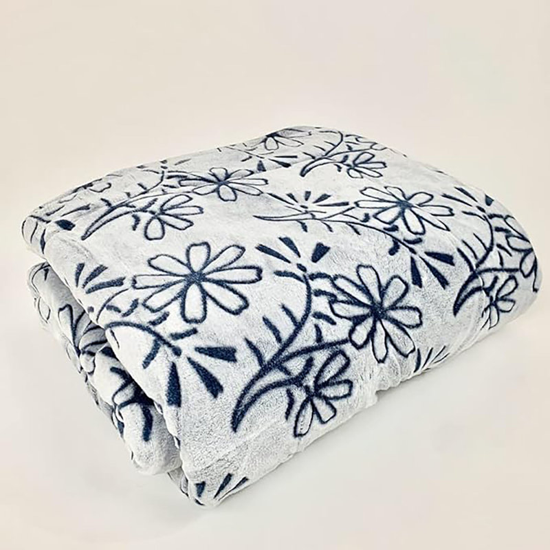 Super Fuzzy, Soft, And Cozy Queen Blanket, Bleu