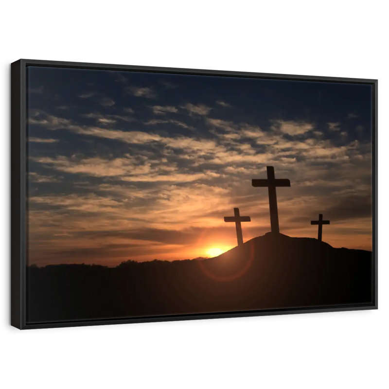 Adella Cross Silhouettes, 13" H x 19" W