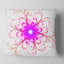 Fleur fractale parfaite en rose clair - coussin à imprimé floral-30719963-30719960