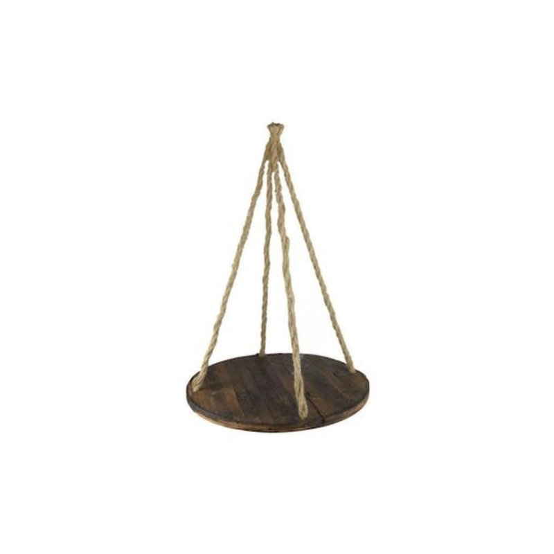 Support à casseroles suspendu en bois, H 2 po x l 22 po x P 22 po