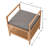 Azimut Solid Wood Storage Bench