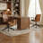 Bryonie Faux Leather Upholstered Office Chair With Bent Wood-216385947