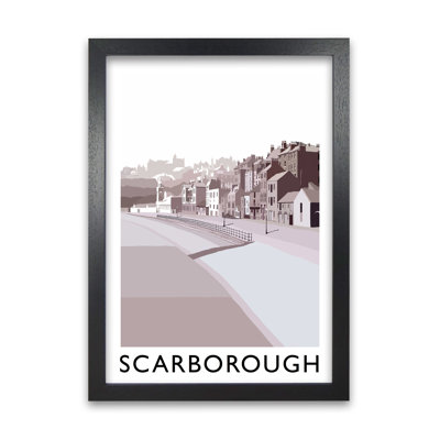 Scarborough Monochrome by Richard O'Neill - Single Picture Frame Print