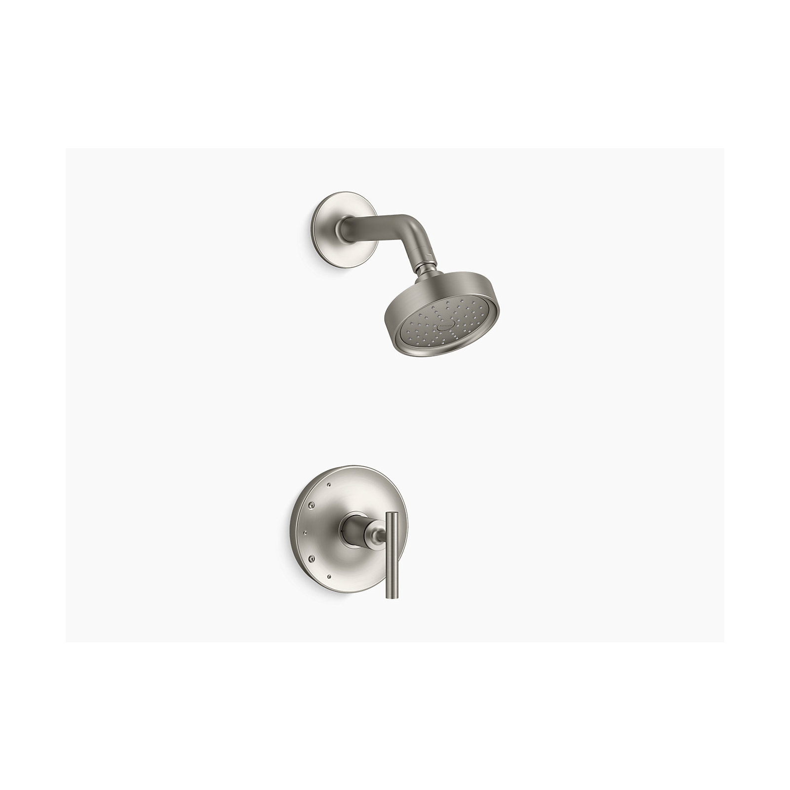 Purist Shower Trim, Vibrant Brushed Nickel, Lever Handle