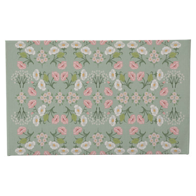 May flowers Non-Skid Bath Mat
