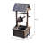 Outdoor Wood Weather Resistant Sculptural Fountain