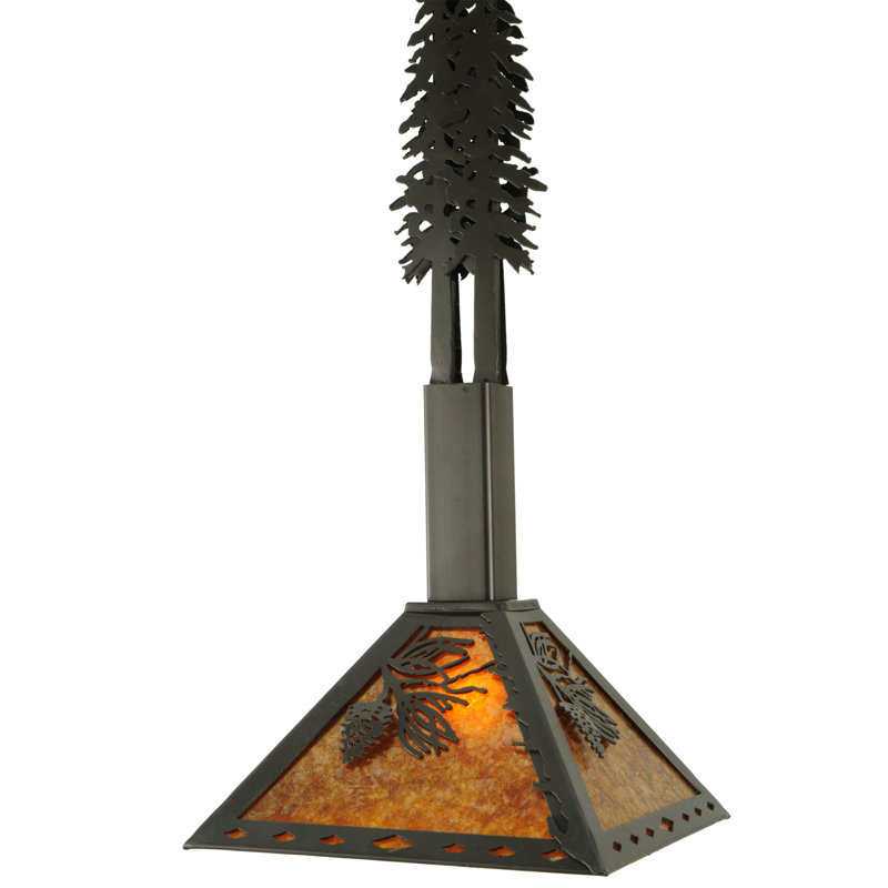 Rustic Lodge 1 - Light Pendant, 49" H x 17" W x 17" D