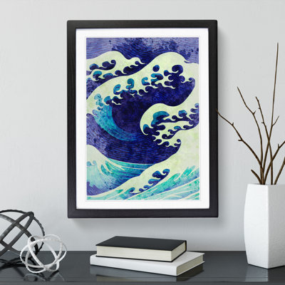 Japanese Wave No.3 - Single Picture Frame Painting
