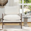 Fauteuil en velours de 35,40 po de large avec structure en bois massif et coussin de siège amovible Mccartan-804834686