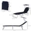 Chaise d'extérieur pliable - idéale pour les bains de soleil, la plage, le camping et la randonnée