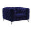 Chaise en velours Atronia