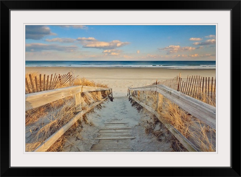 «Waiting for Summer» par Katherine Gendreau, reproduction de photo, Cadre noir, H 32 po x l 44 po x P 1 po