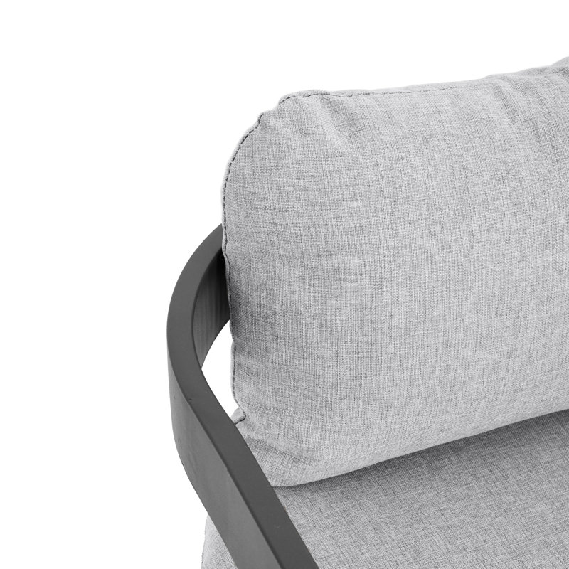 Ensemble de chaises de patio Wilbur, Gris