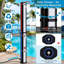 Solar Powered Stainless Steel Free Standing Outdoor Shower and Footwash Spout