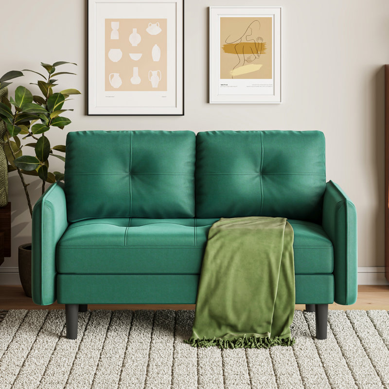 Sofa, Green Velvet